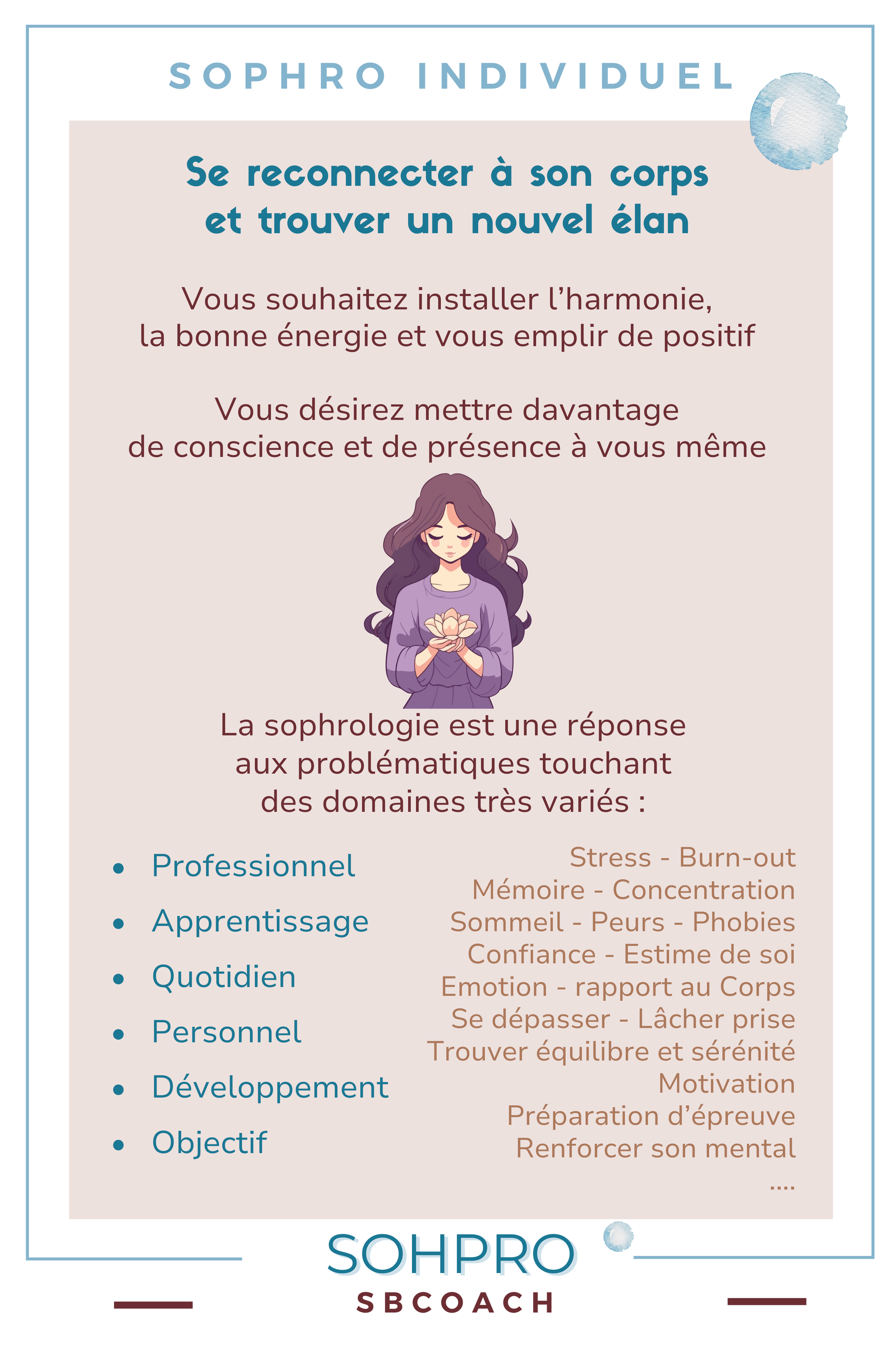 Descriptif sophrologie individuelle